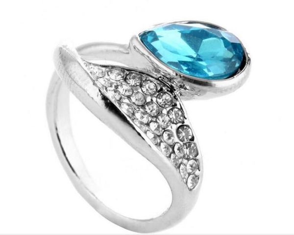 

alloy ring jewelry manufacturers sell at low s austria crystal ring ring flow love2736776, Silver
