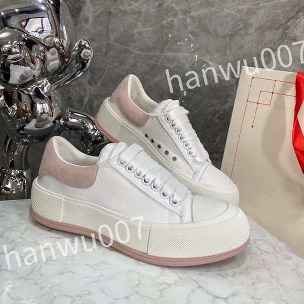 

2023 casual shoe designer leather lace up men fashion platform sneakers white black mens womens size 35-46 xsd230417