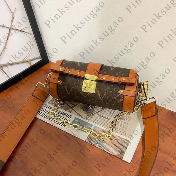 

pink sugao women shoulder bag crossbody chain bag handbag fashion purses luxury designer pu leather round handbags shopping bag nms-0714-45