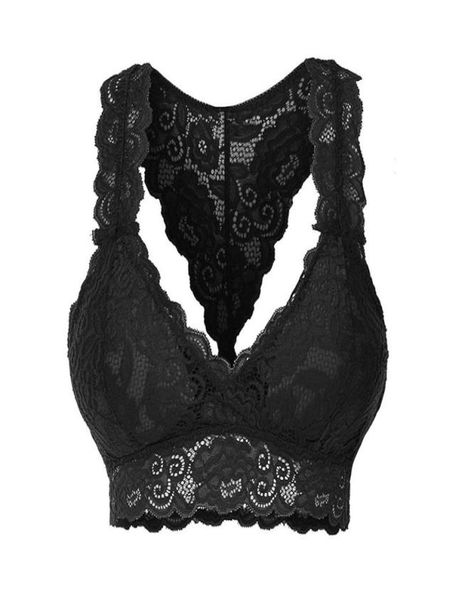 

underwear women lingerie new women plus size vest crop wire bra lingerie underwear s3xl ropa interior femenina9045143, Black;white