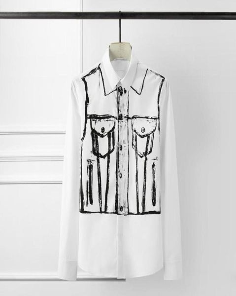

new white men shirts luxury fake two piece hand printing long sleeve party mens shirts plus size 4xl slim fit casual2074432, White;black