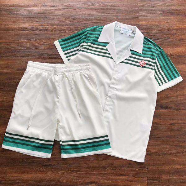 

new 1 green stripe shirts men women streetwear short sleeve white tee men's clothing, White;black