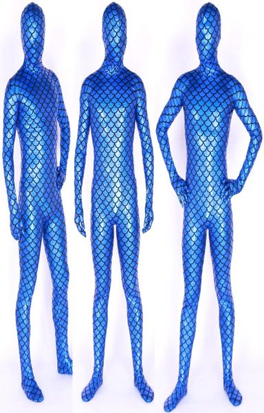 

fish scale bodysuit costumes outfit blue shiny lycra metallic big fishscale mermaid catsuit costume halloween party fancy 2980704, Black