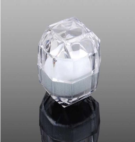 

whole acrylic ring earring necklace jewelry box gift present case holder 39x39mm jewellery boxes7849223, Black;white