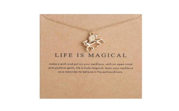

necklace unicorn pendant clavicle chain0123456789107019830, Silver