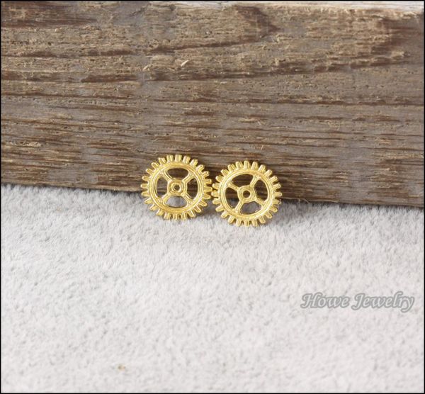 

new product vintage steampunk gear alloy pendant gold color metal watch accessories diy jewelry accessories finding 520pcslot 106915063, Bronze;silver