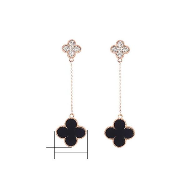 

new products ladies fashion fashion pendants fourleaf clover earrings alloy exquisite ear jewelry accessories gift party3297280, Golden