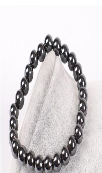 

mens healing 6mm 8mm black gallstone hematite buddha beads couples health semiprecious stone men women bracelet jewelry5463543