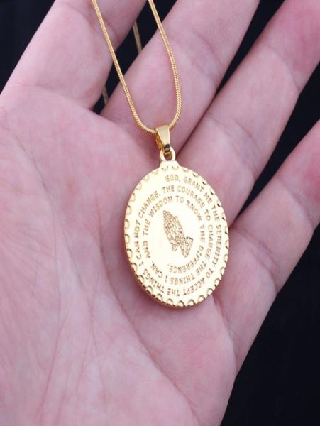 

europe and america style gold round shape religion necklace jewelry for woman or man6945416, Silver