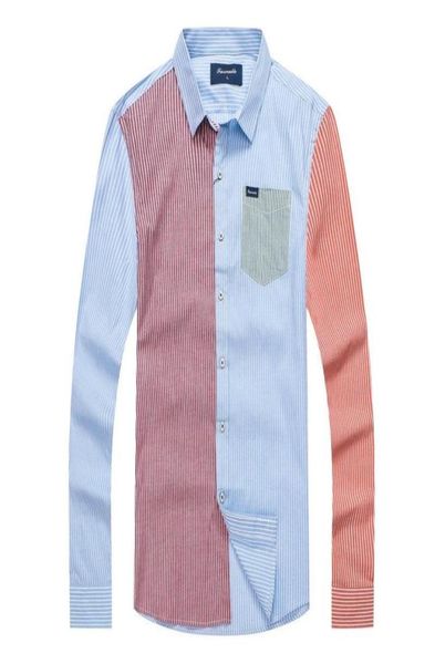 

men039s casual shirts 2021 faconnable classic striped male blouse trendy camisa masculina homme men fashion mxxl8583275, White;black