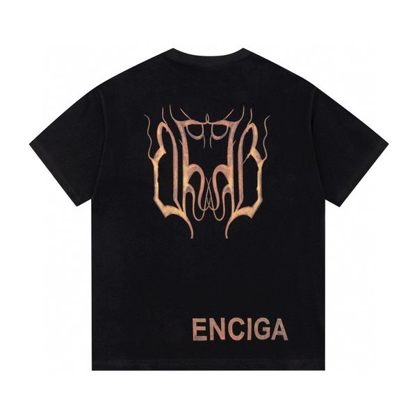 

22ss designer letter printed t shirts tee fashion sweatshirt high street short sleeve summer casual t-shirt breathable men women crew neck t, Black;brown