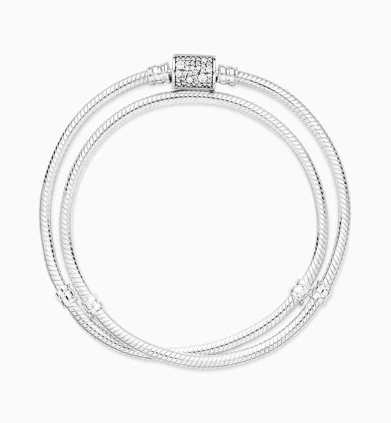 

pulsera plata de ley 925 accesorios original pulseras 925 mujer 100% brasalete 9253550404, Golden;silver