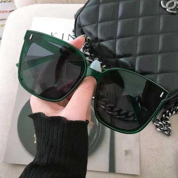 

rice nail place sunglasses gradient color 2023 new sunglasses for women trend anti-uv retro sunglasses tk22 oueb, Blue