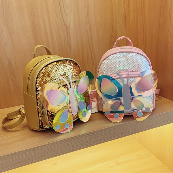 

school bags girls' large capacity butterfly school backpack waterproof backpack children's backpack 230712