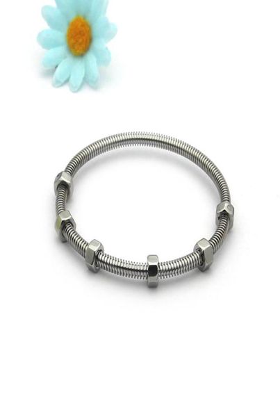 

manufacturers selling 2017 latest 6 screw thread steel bracelet bracelet lovers and ms8569528, Black