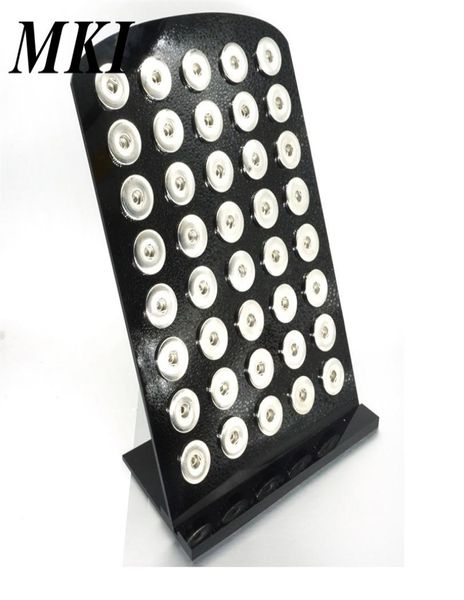 

noosa brand mki 18mm snap button display stands fashion black acrylic interchangeable jewelry display board4801516