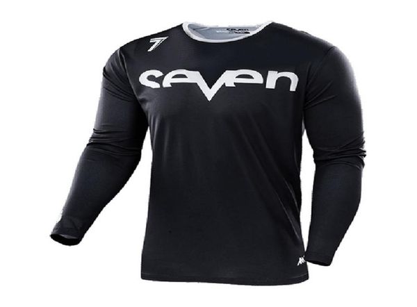 

new seven men racing cross mx downhill jersey mtb bike t-shirt dh off road gp sports cycling clothing7085538, Black;red