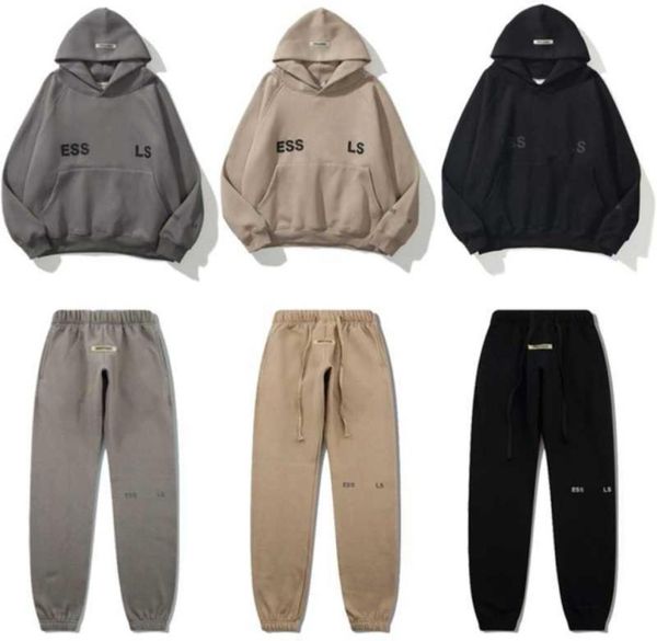 

2023 designer mens hoodies sweatshirts casual sweaters men woman loose hooded pullover jogger long pant fashion style to6866906, Black