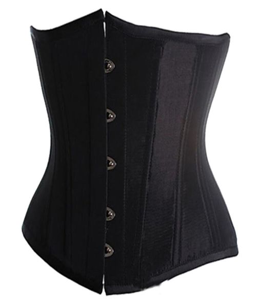 

wholevintage underbust corset bustier with gstring0127461980, Black;white