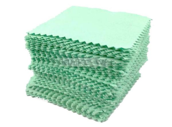 

50pcs fashion bulk green silver polishing cloth sterling 925 silver jewelry cleaner antitarnish2885432, Blue