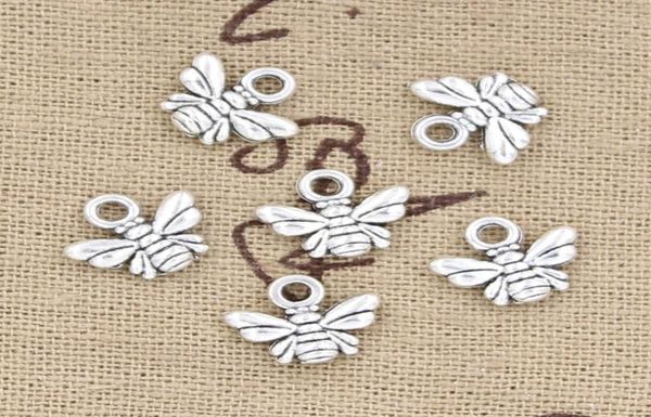 

300pcs charms bee 1011mm antiquezinc alloy pendant fitvintage tibetan silverdiy for bracelet necklace8682267, Bronze;silver