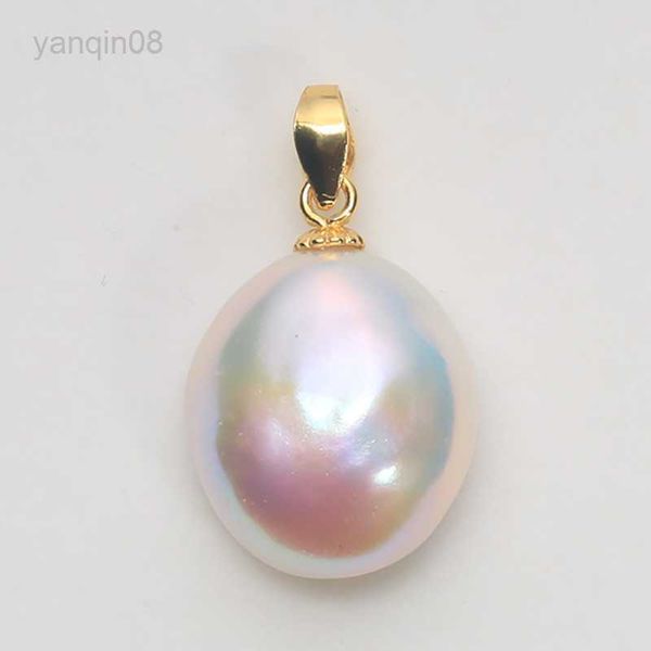 

pendant necklaces jane jewelry handmade % natural freshwater small baroque irregular pearl pendant 925 silver sterling classic clasp 12-15mm