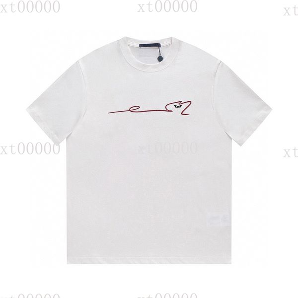 

22ss designer letter printed t shirts tee fashion sweatshirt high street short sleeve summer casual t-shirt breathable men women crew neck t, Black;brown