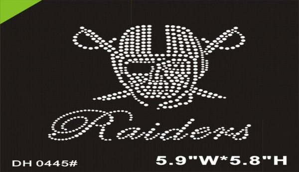 

freight sports team oakland rhinestone iron on transfer diy dh04451232136, Black