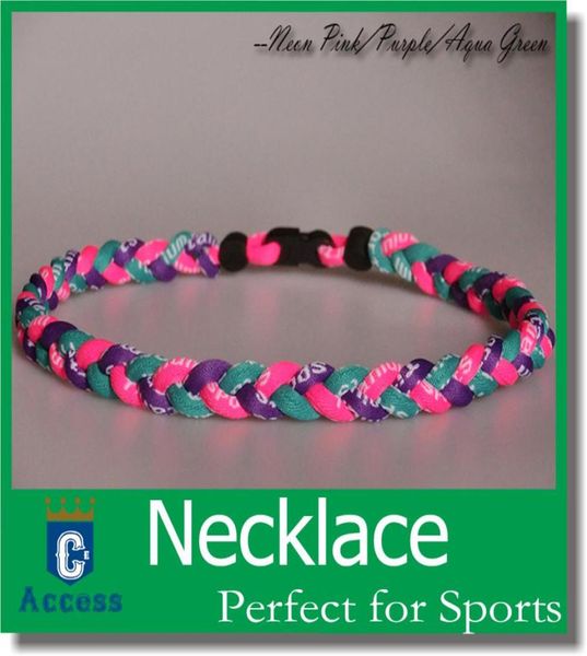 

titanium sport tornado necklaces baseball ionic 0123458380023, Golden;silver