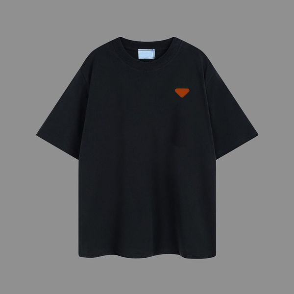 

fashion summer designer t shirt womens mens t shirt cotton oversized 3d letter graphic tee hight quality pra designer shirt men short sleeve, White;black