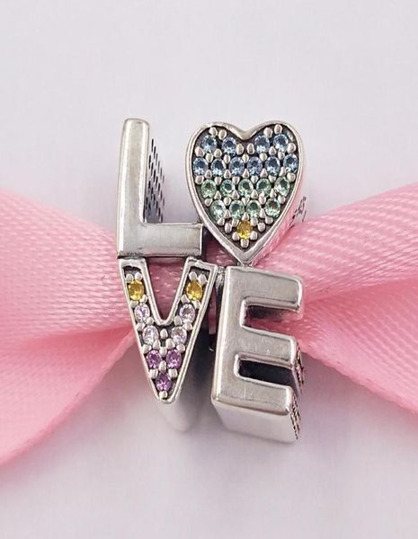 

andy jewel authentic 925 sterling silver beads multi-colour love charm charms fits european style jewelry bracelets & necklace 797189nrpmx73, Black