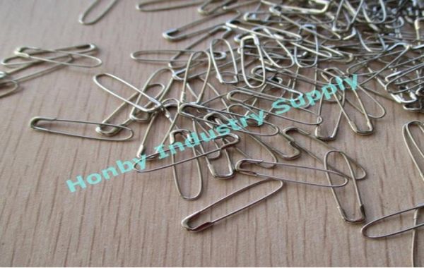 

pack of 2000 u shaped 22mm nickelsilver french coiless safety pins good for hanging garment tags2942176, Silver
