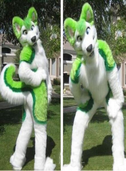 

2018 discount factory eva plush husky dog mascot costumes birthday party walking cartoon apparel size1233437, Red;yellow