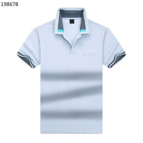 

boss mens polo shirt fashion men's t-shirt luxury collar breathable summer boss business designer polo shirts size m-xxxl ep98, White;black