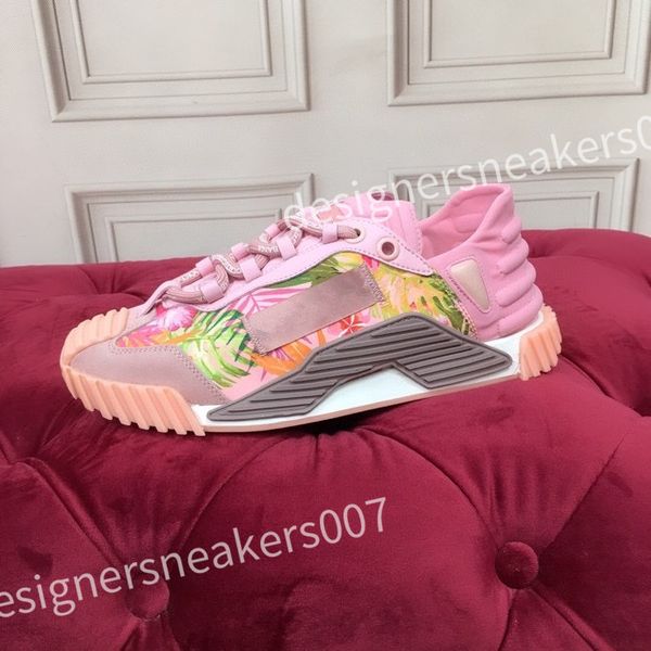 

2023 new luxury casual shoe designe womens running shoes platform women men for leather sneaker trainer trainers triple white sneakers hc210, Black