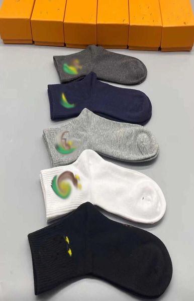 

mens socks letter cotton causal long stockings paris style spring and summer random color7383198, Black