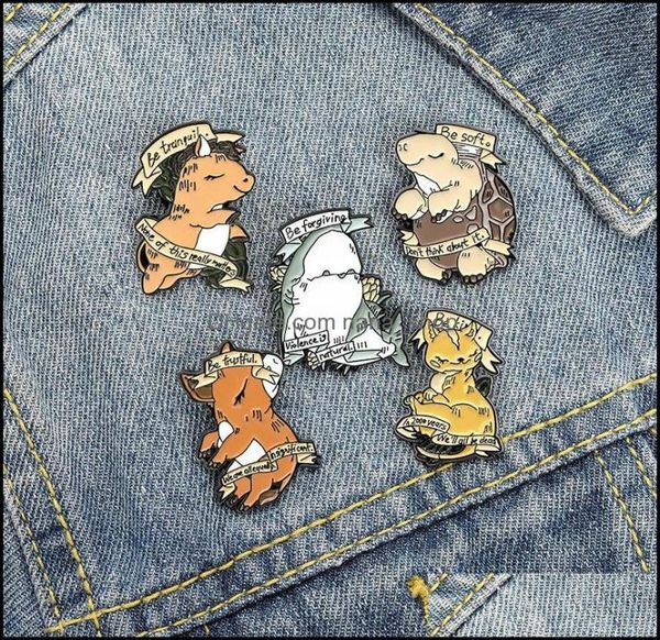 

pins brooches jewelry turtle enamel pin for women fashion dress coat shirt demin metal brooch pins badges promotion gift 2021 new 3521330, Gray