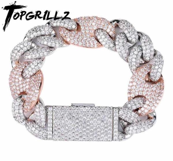 

mens bracelet 20mm lock clasp miami cuban chain with necklace bling cubic zirconia hip hop rock jewelry link5720137, Black