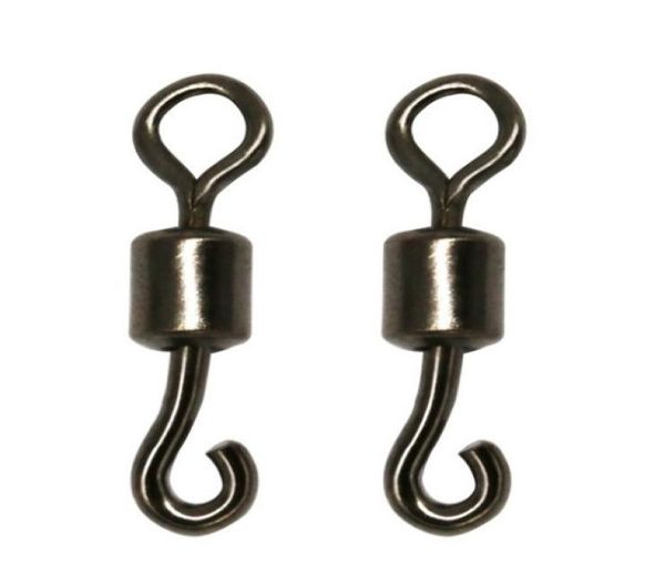 

15pcslot hard brass alloy opening swivel pin solid connector rings accessory fishing tackle size 6 8 10 128714743