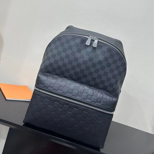 

designer black embossing backpacks handbags men women leather backpack school bag fashion knapsack back pack presbyopic rucksack shoulder ba