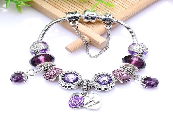 

wholeoil double love bracelet mother039s day gift bracelet suitable for pandora style jewelry3290787, Black