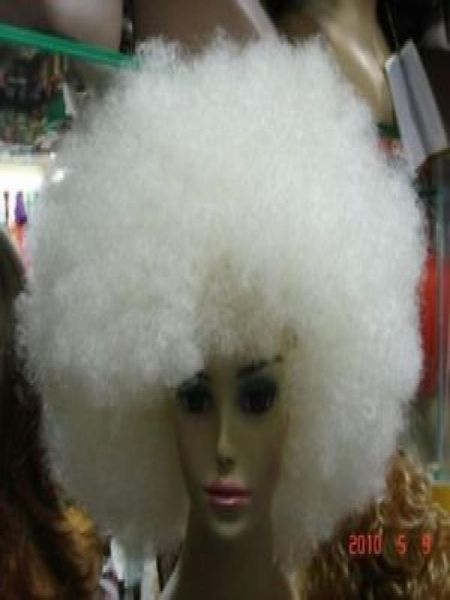 

new fashion white big afro hair wig for women wig deliver02531010, Black