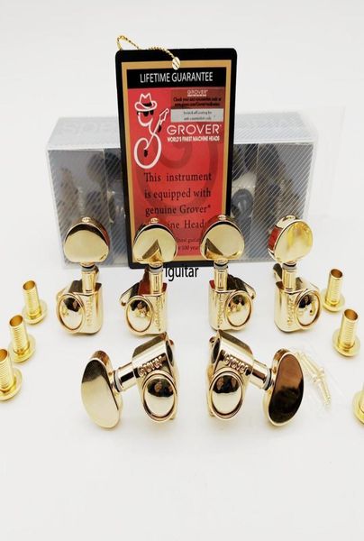 

original gold inline grover guitar string tuning pegs tuners machine head professional durable head for good lp guitar 3r3l3221124