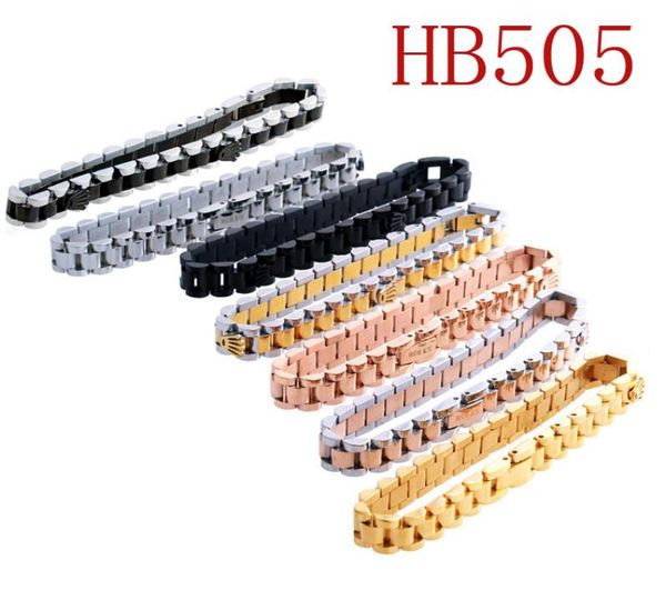 

stainless steel chain bracelet fashion designer jewelry women accessories mens gold bracelets bangles 20196216627, Black