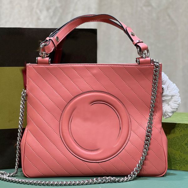 

7a designer medium totes luxury brand genuine leather women handbags sliver chain purse
