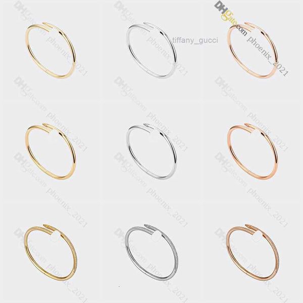 

nail bracelet designer bracelet for women titanium steel bangle gold-plated never fading non-allergic gold/silver/rose gold; store/21621802, Black