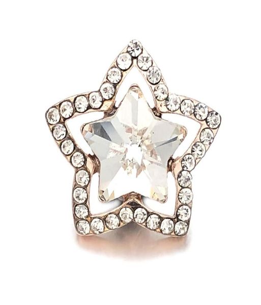 

new component 014 crystal 3d 18mm metal snap button for bracelet necklace interchangeable jewelry women accessorie findings7469670