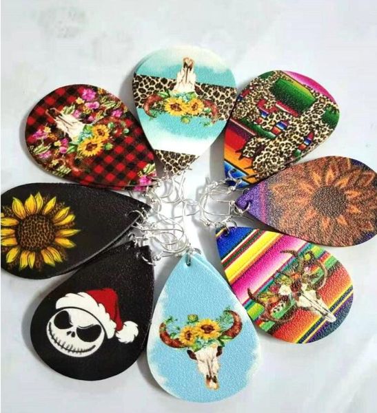 

new style pu leather glitter sparkly oval earrings fashion dangle earrings for women4924156, Silver