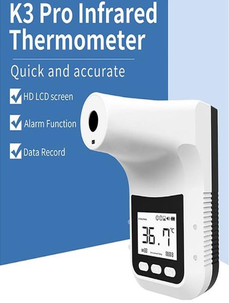 

tct k3 pro digital infrared termometro noncontact electronic thermometer k3pro wallmounted lcd display for body temperature test3251983