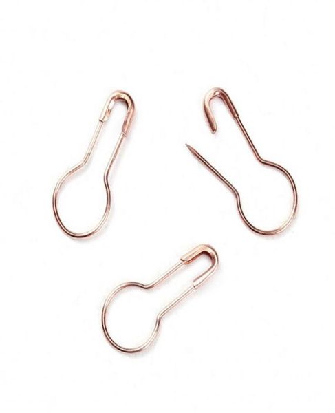

bulb safety pins package of 1000 rose gold colorfashion pear shaped safety pin steel made 4343299, Silver